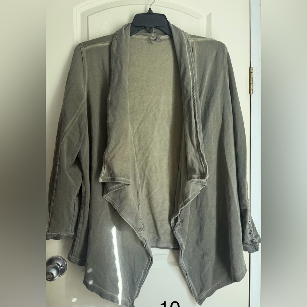 Cato Olive Green Cape Jacket cardigan cottage ore goth fairycore casual
